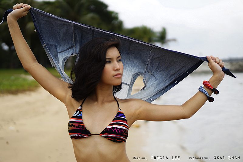 Makeover photoshoot by hair and makeup artist Tricia Lee