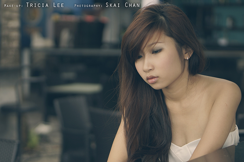 Makeover photoshoot by hair and makeup artist Tricia Lee