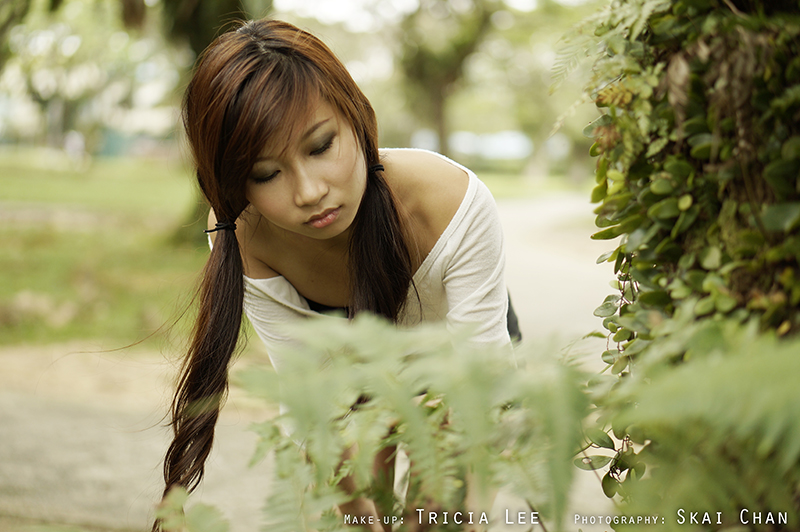 Makeover photoshoot by hair and makeup artist Tricia Lee