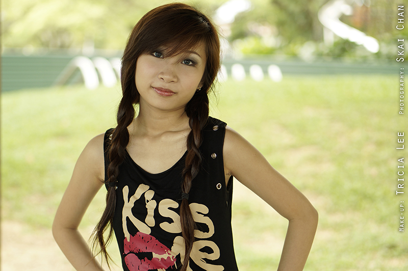 Makeover photoshoot by hair and makeup artist Tricia Lee