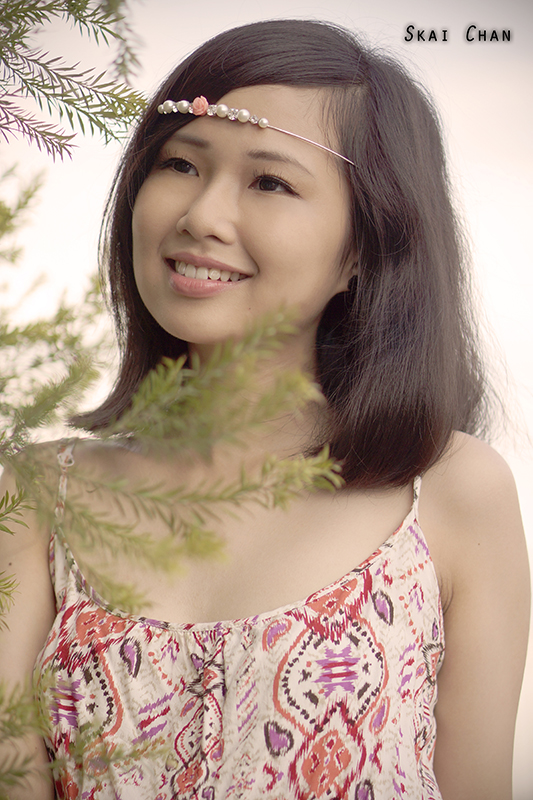 Creative editorial guitar photoshoot session with Shujuan at Pinnacle Duxton