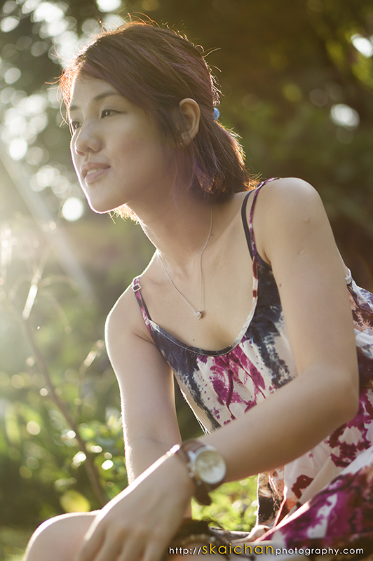 Lifestyle portrait photoshoot session with Constance Huang at Bishan Ang Mo Kio Park