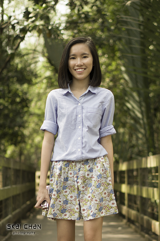 Editorial harmonica photoshoot session with Vanessa Toh at Pasir Ris Park