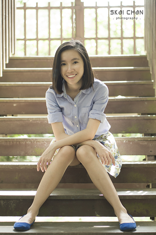 Editorial harmonica photoshoot session with Vanessa Toh at Pasir Ris Park