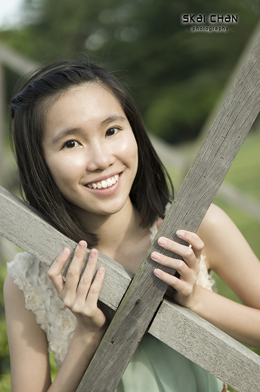 Editorial ukulele photoshoot session with Vanessa Toh at Pasir Ris Park