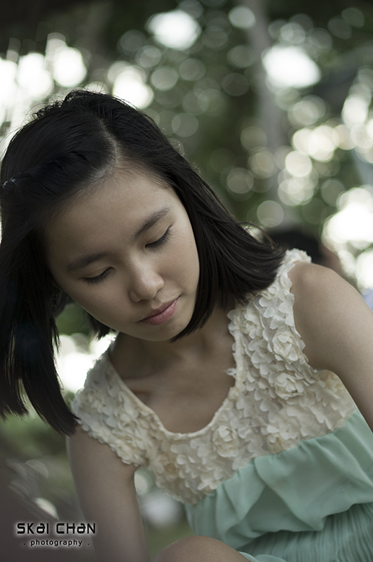 Editorial ukulele photoshoot session with Vanessa Toh at Pasir Ris Park