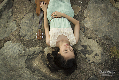Outdoor Casual Hobby Ukulele Themed Photoshoot - Vanessa Toh @ Paris Ris Park