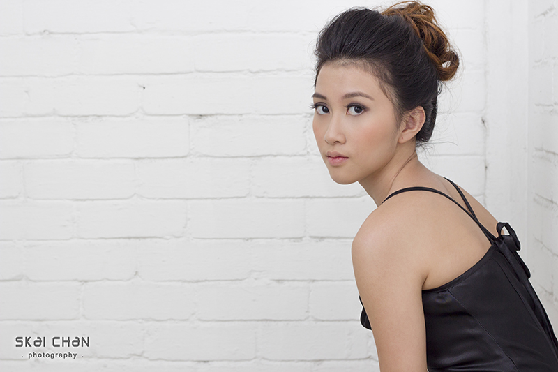 Fashion modelling portfolio photoshoot session with Huirong at Cantonment Central (indoor)