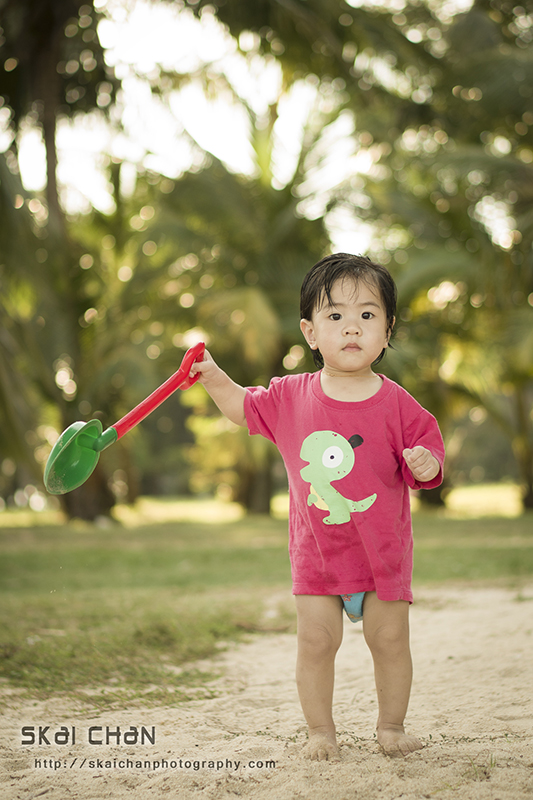 Outdoor children photoshoot at Tanjong Beach (Sentosa)