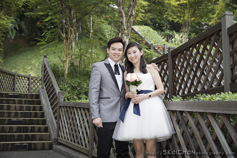 Pre-Wedding photoshoot session with Peter and Peiwei at Registries of Marriages Singapore, Fort Canning Park
