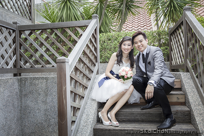 Pre-Wedding photoshoot session with Peter and Peiwei at Registries of Marriages Singapore, Fort Canning Park