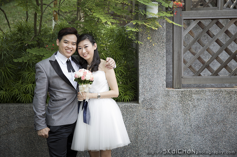 Pre-Wedding photoshoot session with Peter and Peiwei at Registries of Marriages Singapore, Fort Canning Park