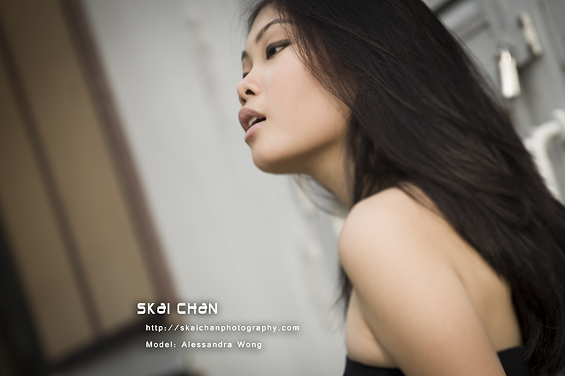 Fashion photoshoot session with Alessandra Wong at Ann Siang Hill
