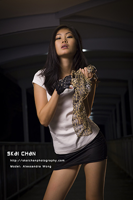 night outdoor fashion model portfolio