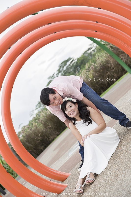 Pre-Wedding photoshoot session with Terry & Lynwen at Changi Airport