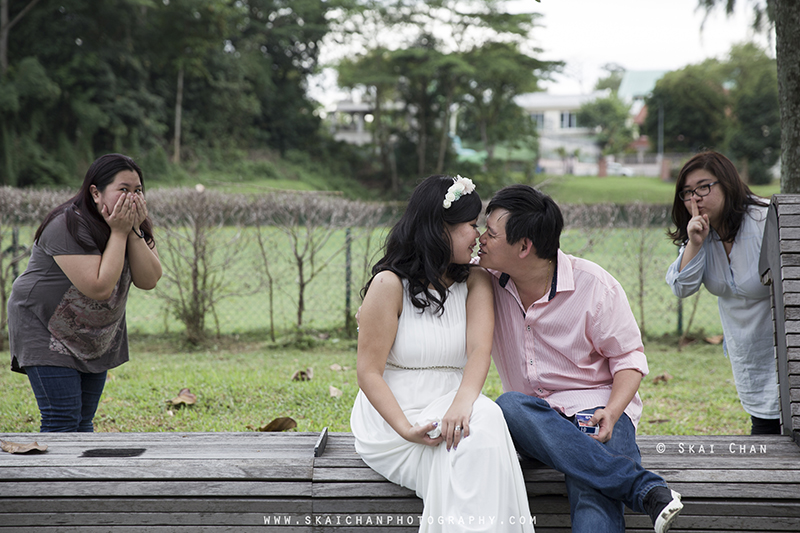 Pre-Wedding photoshoot session with Terry & Lynwen at Punggol Waterway