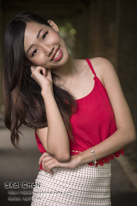 Fashion photoshoot session with April at Botanic Gardens