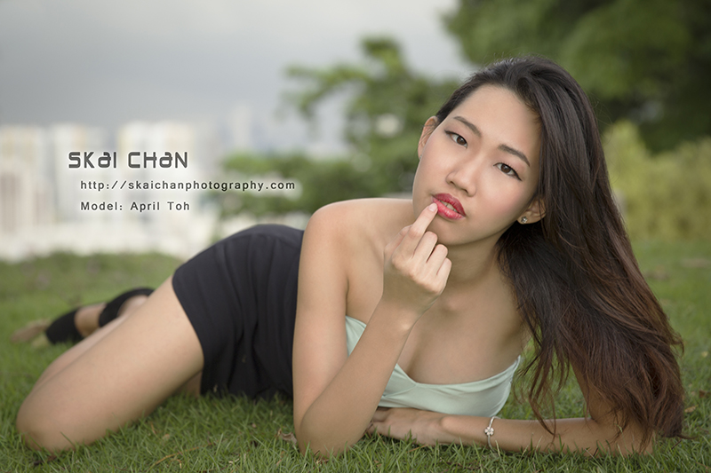 Glamour portrait photoshoot session with April at Mount Faber
