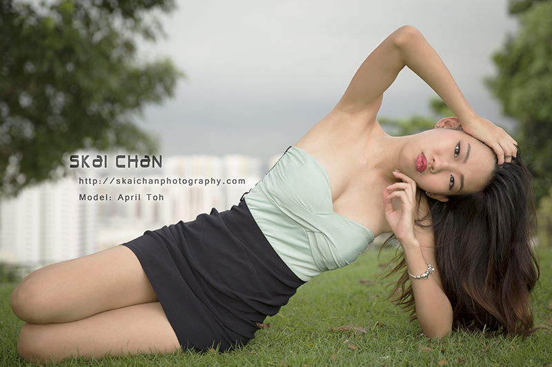Glamour portrait photoshoot session with April at Mount Faber