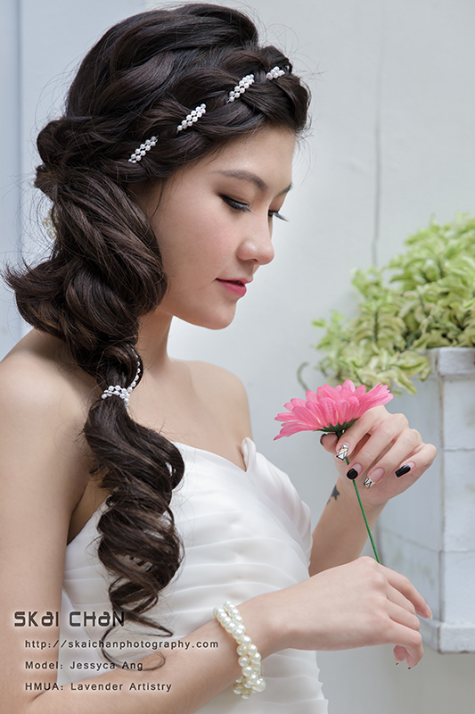 Bridal photoshoot session with Jessyca at Hortpark