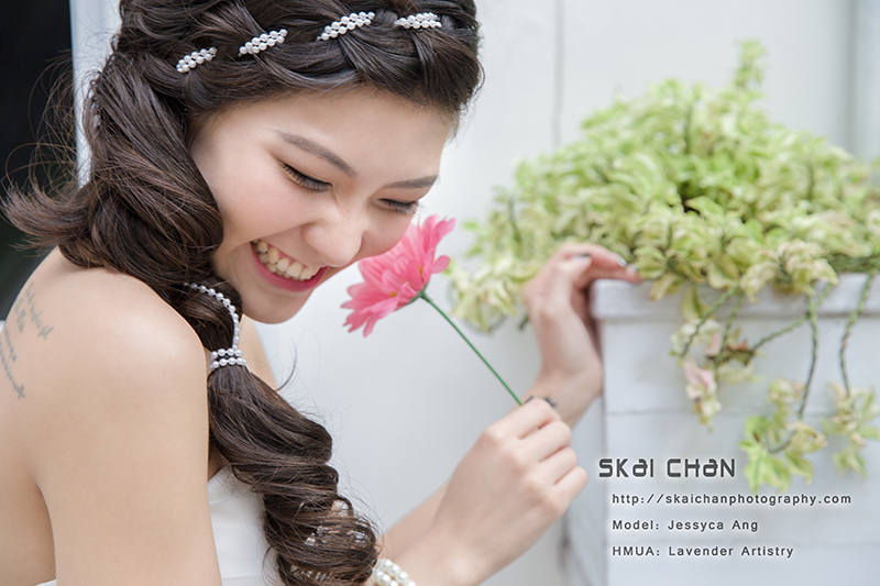 Bridal photoshoot session with Jessyca at Hortpark