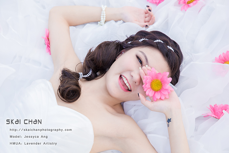 Bridal photoshoot session with Jessyca at Hortpark