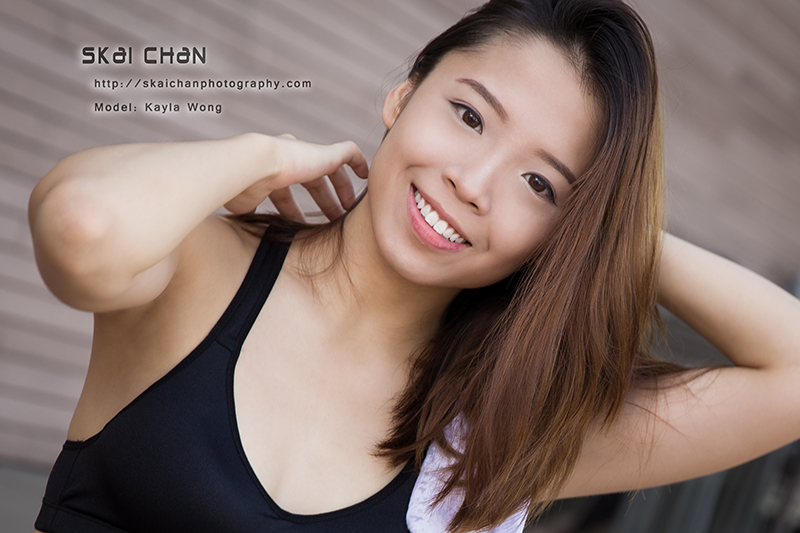 Lifestyle fitness portrait photoshoot session with Kayla Wong at Sentosa Boardwalk