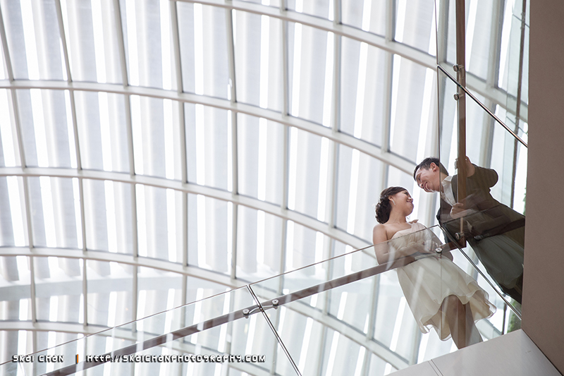 Pre-wedding photoshoot session with Ryan & Yuanzhi at Marina Bay Sands (MBS) & Gardens by the Bay