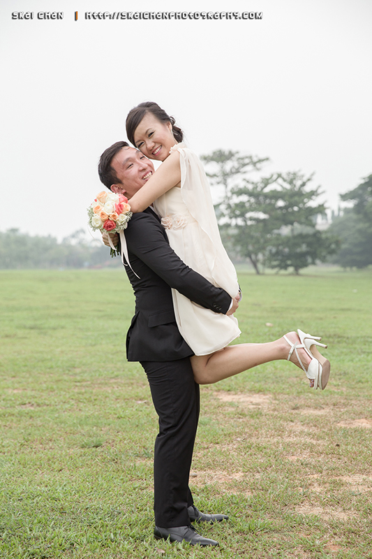 Pre-wedding photoshoot session with Ryan & Yuanzhi at Marina Bay Sands (MBS) & Gardens by the Bay