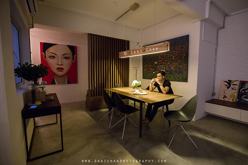 Indoor lifestyle couple photoshoot session with Tommy & Evelyn at Tiong Bahru (indoor)