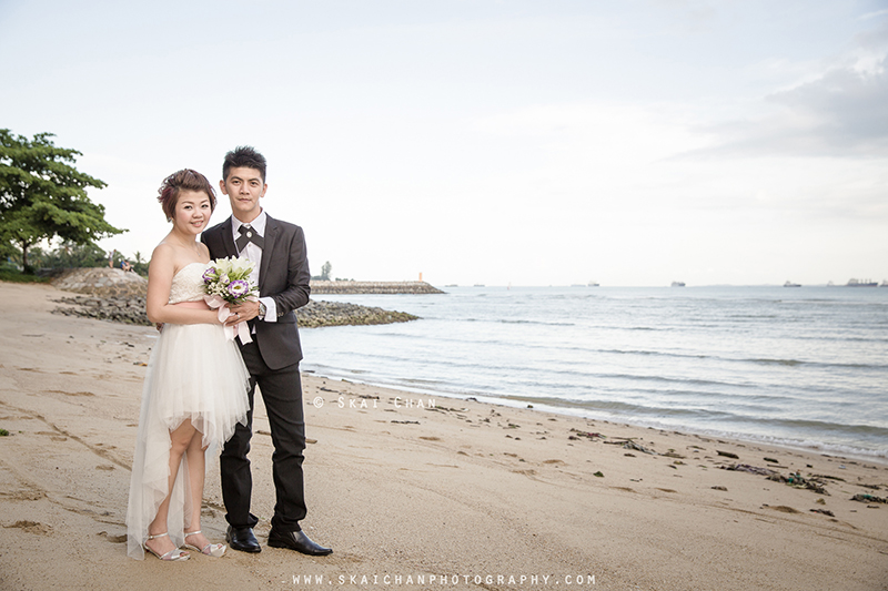 Pre-Wedding photoshoot session with David & Jess at East Coast Park (ECP)