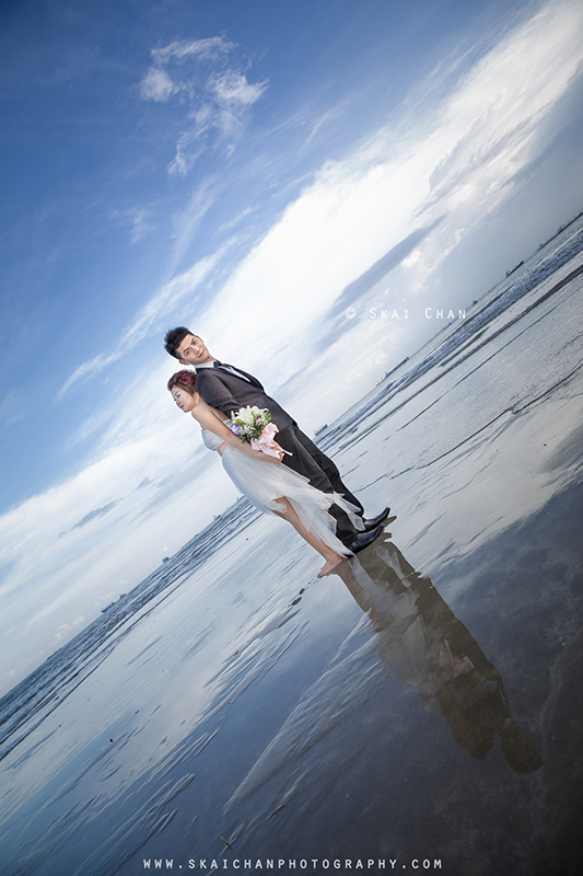 Pre-Wedding photoshoot session with David & Jess at East Coast Park (ECP)