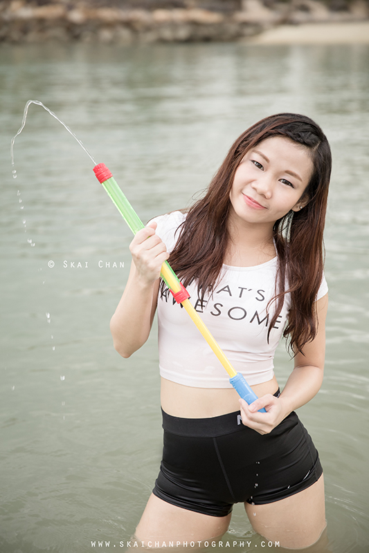 Lifestyle fitness bikini photoshoot session with Beverley Angkangon at Siloso Beach (Sentosa)