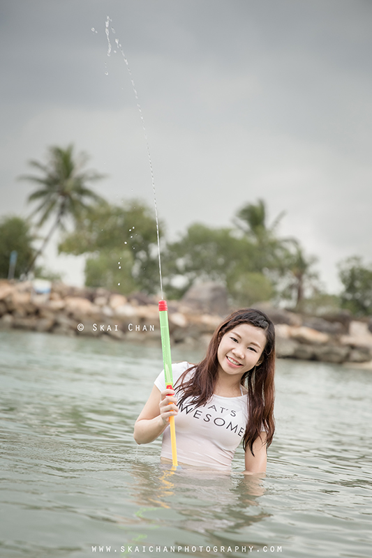 Lifestyle fitness bikini photoshoot session with Beverley Angkangon at Siloso Beach (Sentosa)