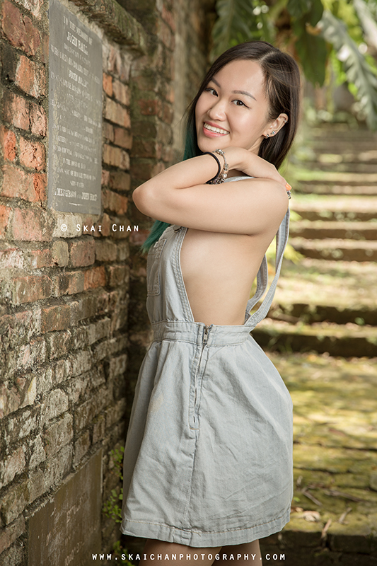 Glamour portrait photoshoot session with Rachel Liew at Fort Canning Park