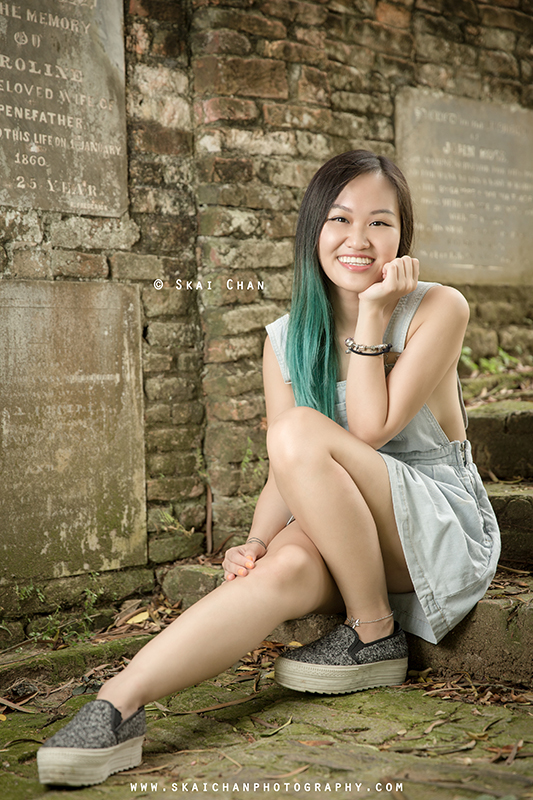 Glamour portrait photoshoot session with Rachel Liew at Fort Canning Park