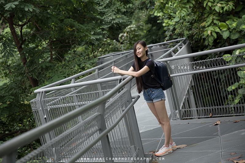 Hiking portrait photoshoot session with AX at Forest Walk (Southern Ridges)