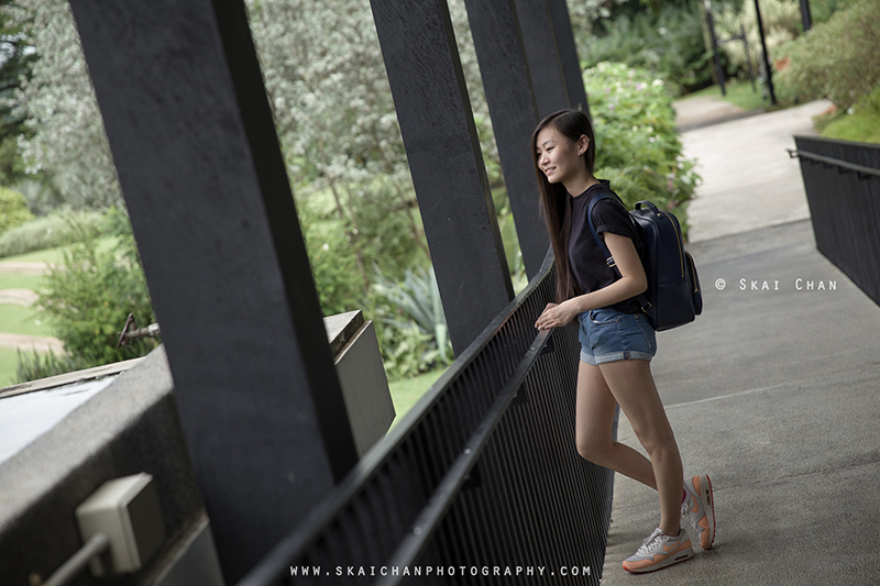 Hiking portrait photoshoot session with AX at HortPark (Southern Ridges)