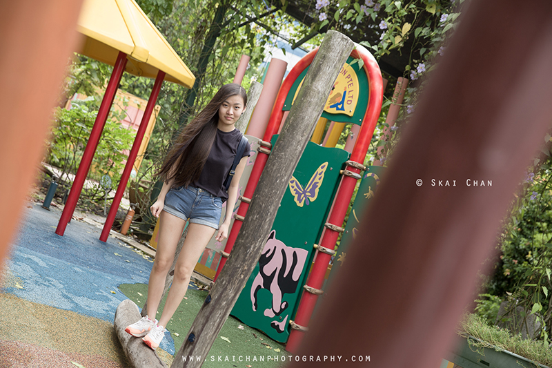 Hiking portrait photoshoot session with AX at HortPark (Southern Ridges)