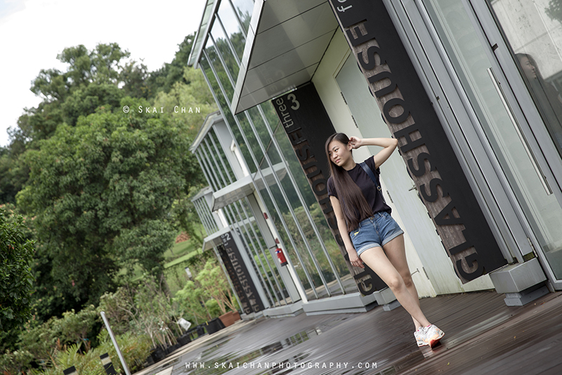 Hiking portrait photoshoot session with AX at HortPark (Southern Ridges)