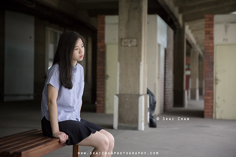 Lifestyle portrait photoshoot session with Emilia Yoyo Ngai at Tanjong Pagar Railway Station