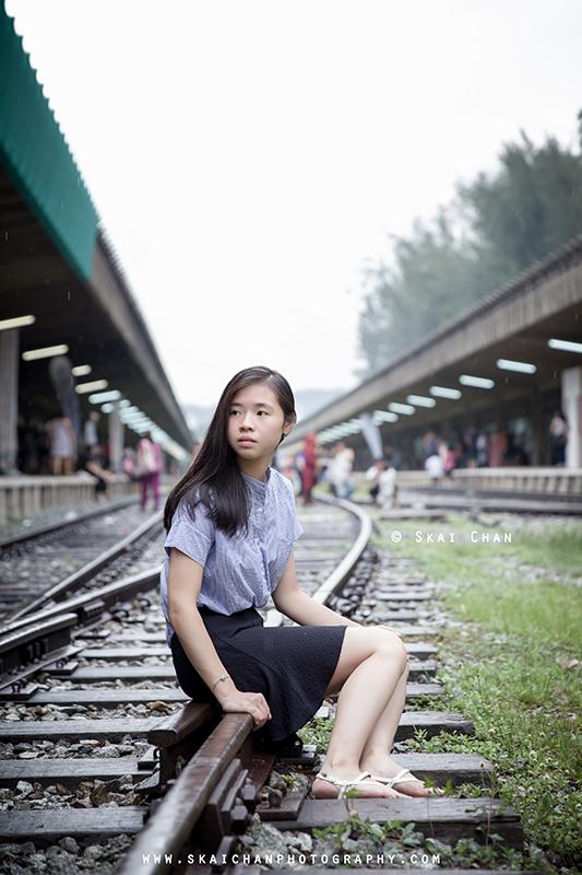 Lifestyle portrait photoshoot session with Emilia Yoyo Ngai at Tanjong Pagar Railway Station