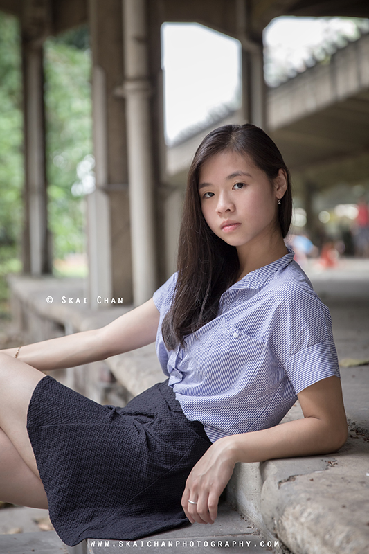 Lifestyle portrait photoshoot session with Emilia Yoyo Ngai at Tanjong Pagar Railway Station