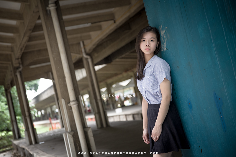 Lifestyle portrait photoshoot session with Emilia Yoyo Ngai at Tanjong Pagar Railway Station