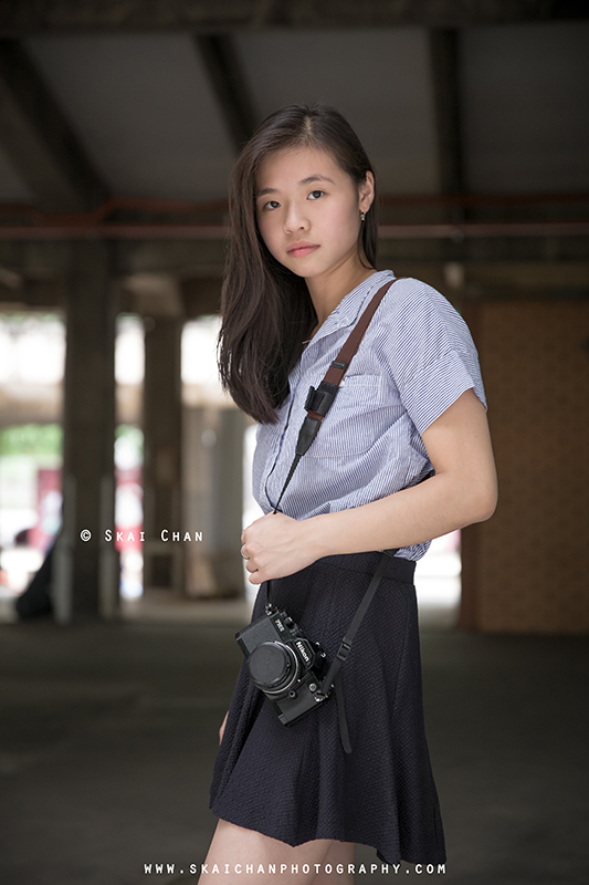 Lifestyle portrait photoshoot session with Emilia Yoyo Ngai at Tanjong Pagar Railway Station