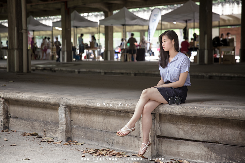 Lifestyle portrait photoshoot session with Emilia Yoyo Ngai at Tanjong Pagar Railway Station
