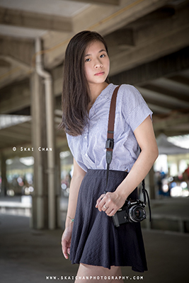 Outdoor Lifestyle Photoshoot - Emilia Yoyo Ngai @ Tanjong Pagar Railway Station