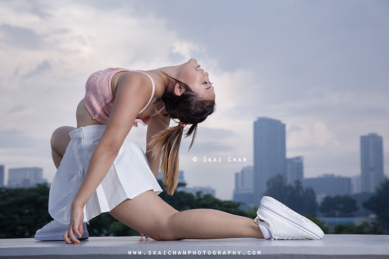 Cheerleading & dance photoshoot session with Jasmine Tan at Kallang Wave Mall