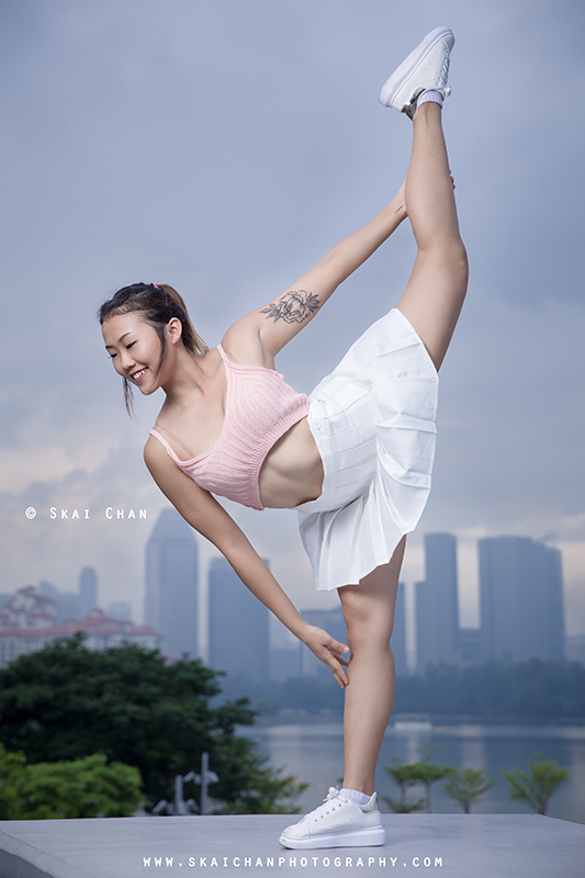 Cheerleading & dance photoshoot session with Jasmine Tan at Kallang Wave Mall