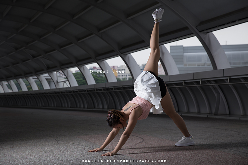 Cheerleading & dance photoshoot session with Jasmine Tan at Kallang Wave Mall